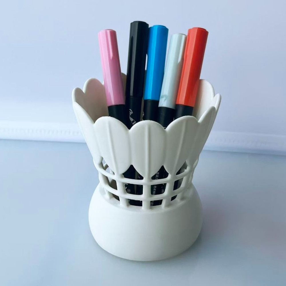 Badminton Shuttlecock - Tempat Pensil Minimalis Bentuk Shuttlecock Bulu