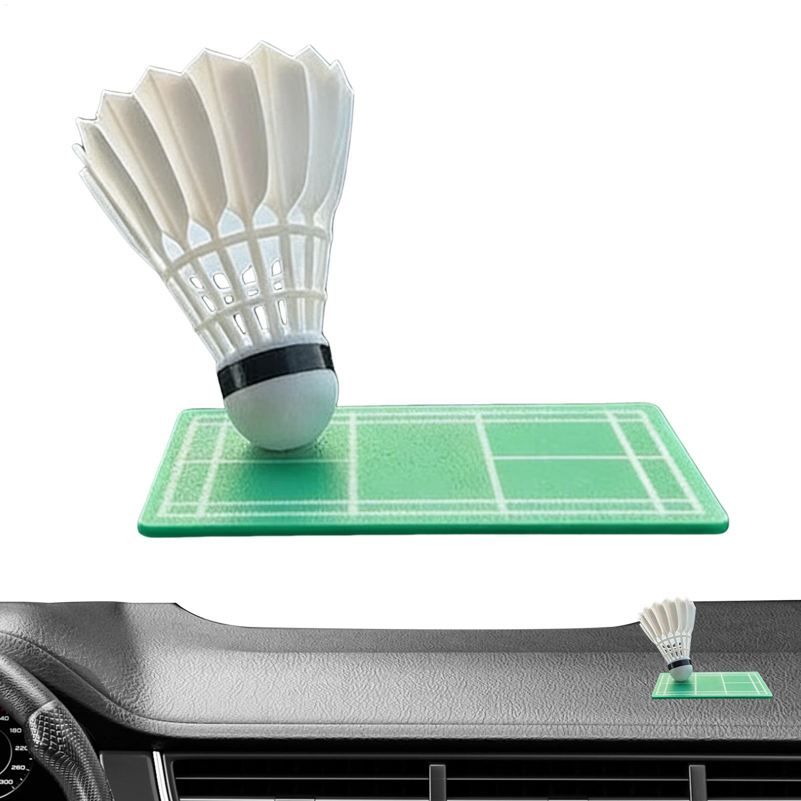 Badminton Shuttlecock - Ornamen Mobil untuk Dashboard Model Shuttlecock