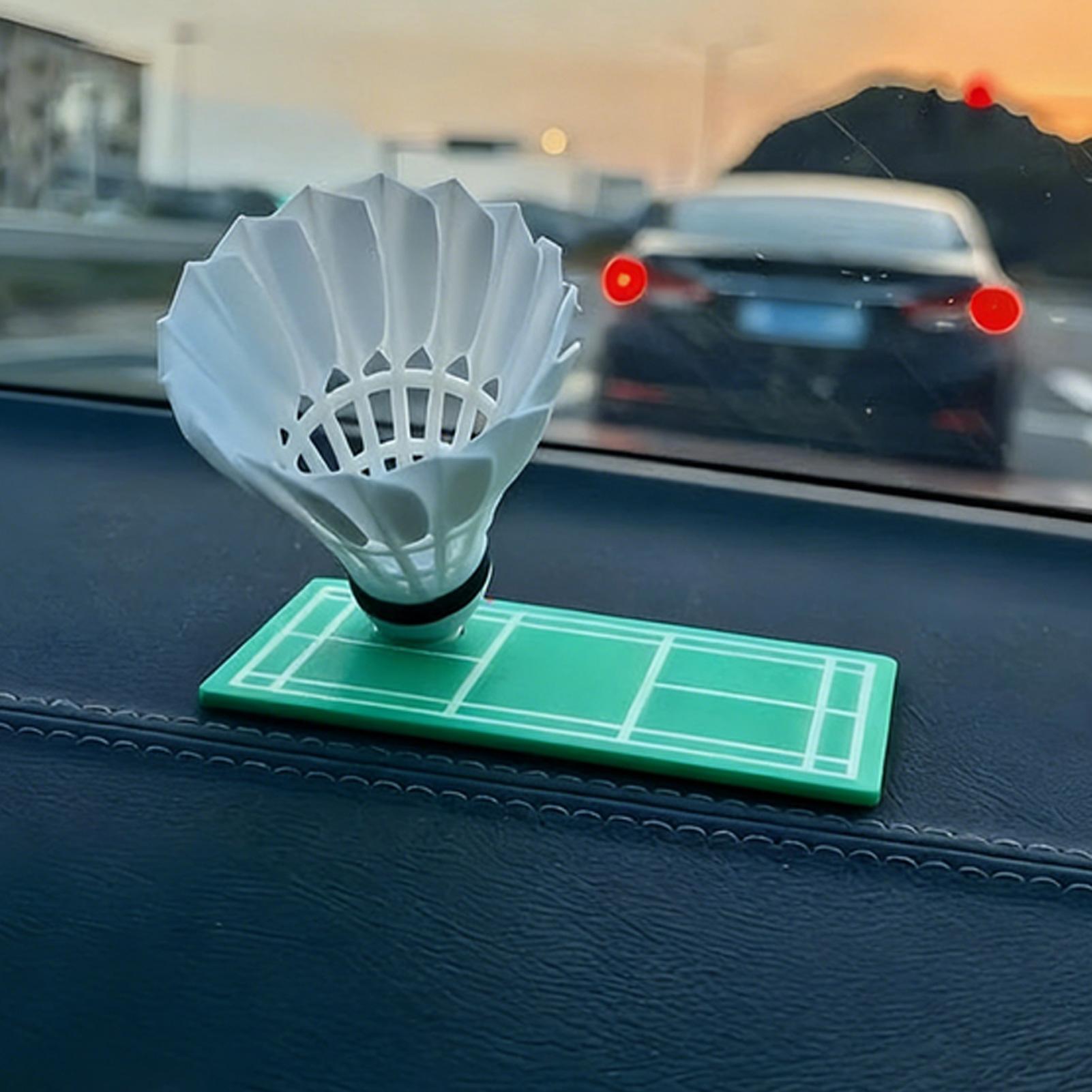 Badminton Shuttlecock - Ornamen Mobil 360 Derajat untuk Dasbor,