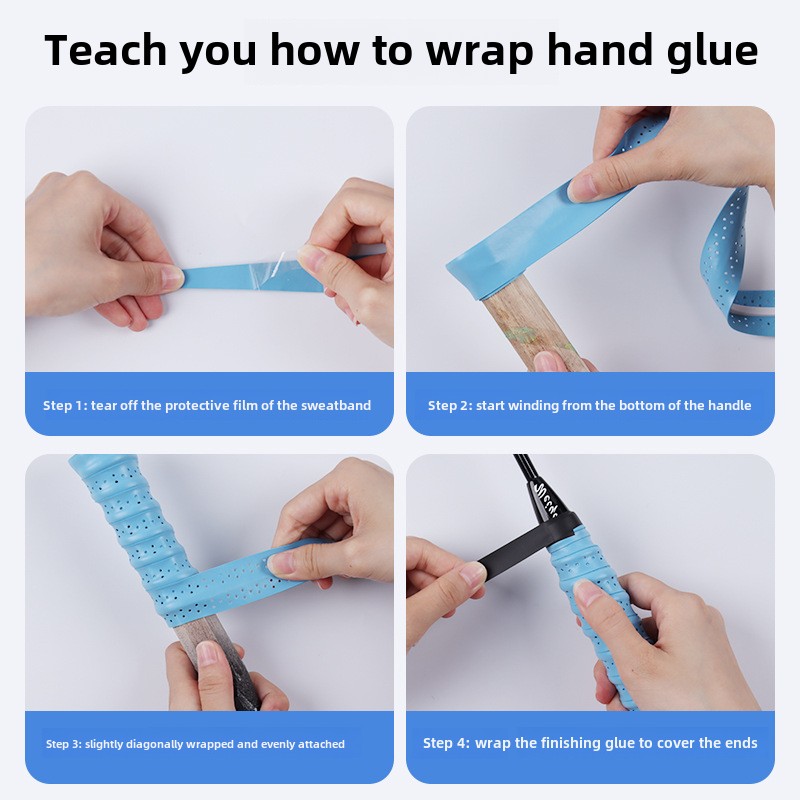 10 Buah Pita Pegangan Raket Te - Badminton Grip Tape ulasan dan harga