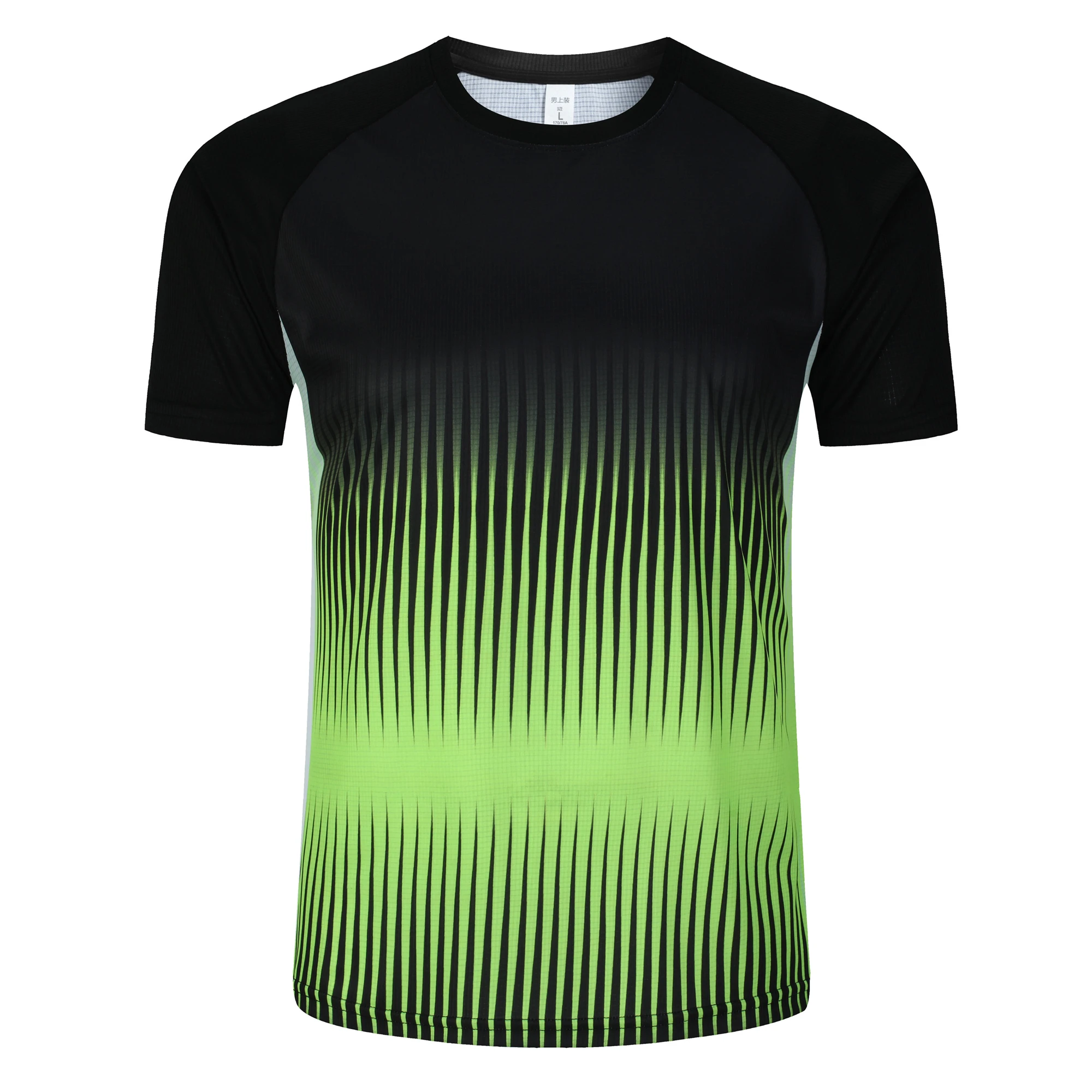 Kaos Cetak Garis Gradien Fashi - Badminton Asia ulasan dan harga
