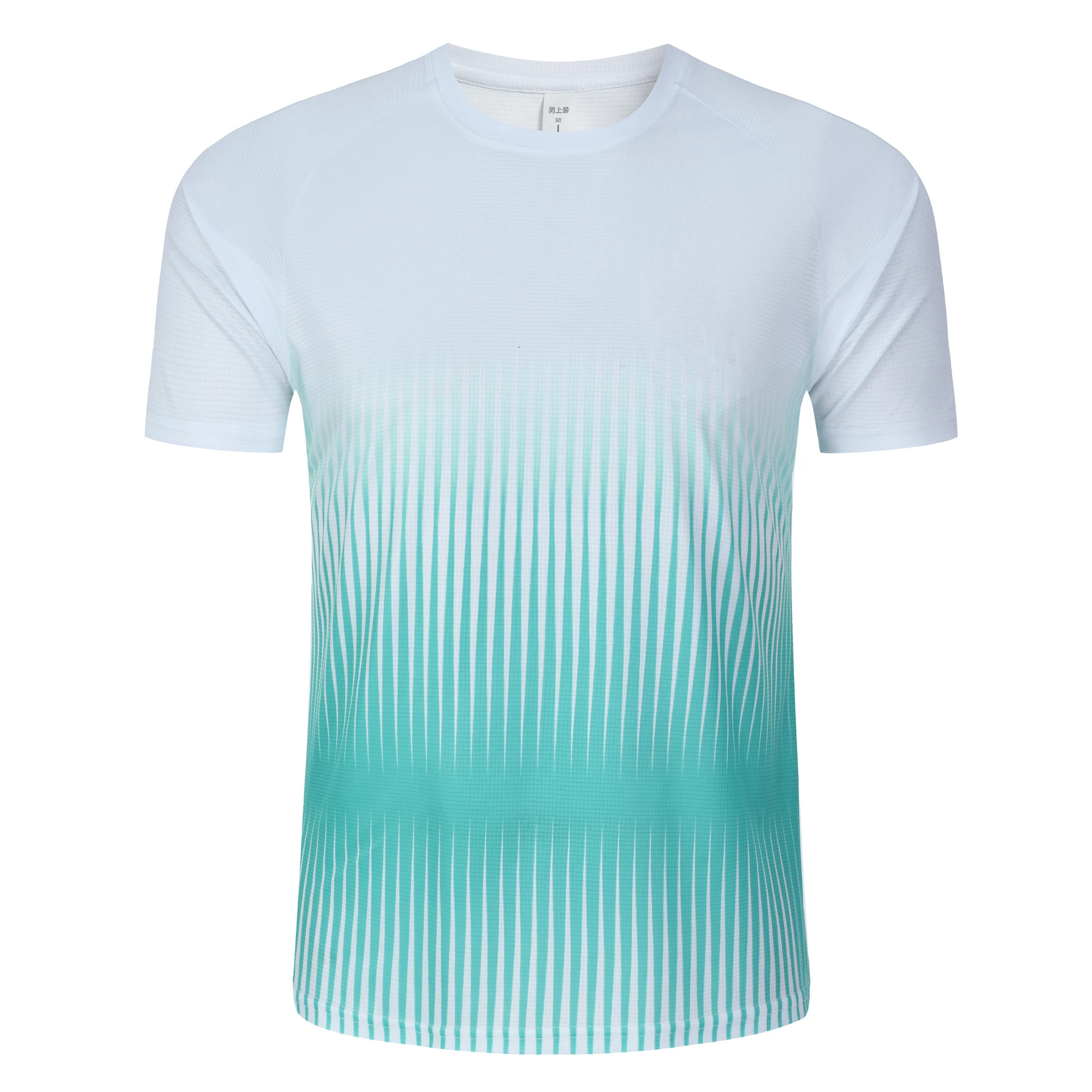 Kaos Cetak Garis Gradien Fashi - Badminton Asia ulasan dan harga