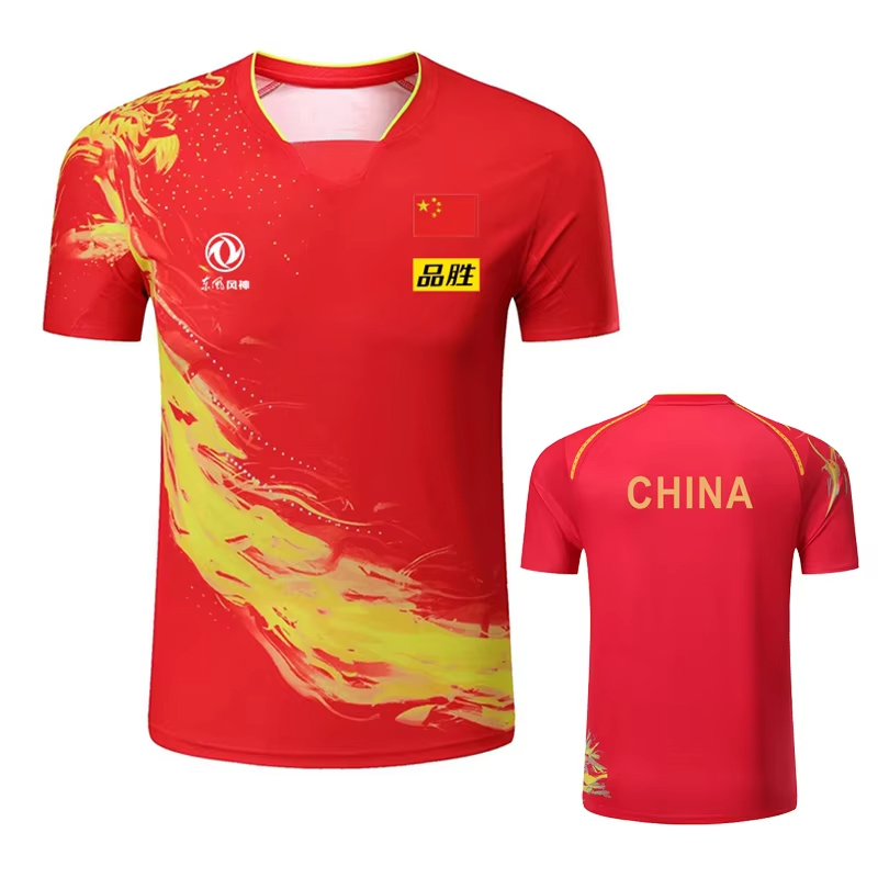 Kaus motif Tenis Meja Naga Tio - Badminton Asia ulasan dan harga