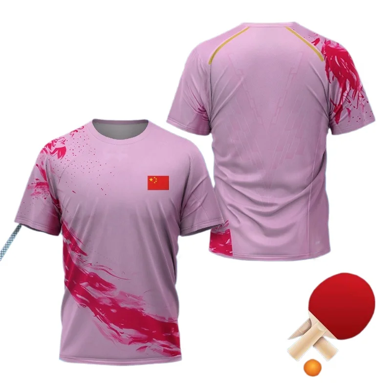 Kaus Grafis Tenis Meja CHINA D - Badminton Asia ulasan dan harga