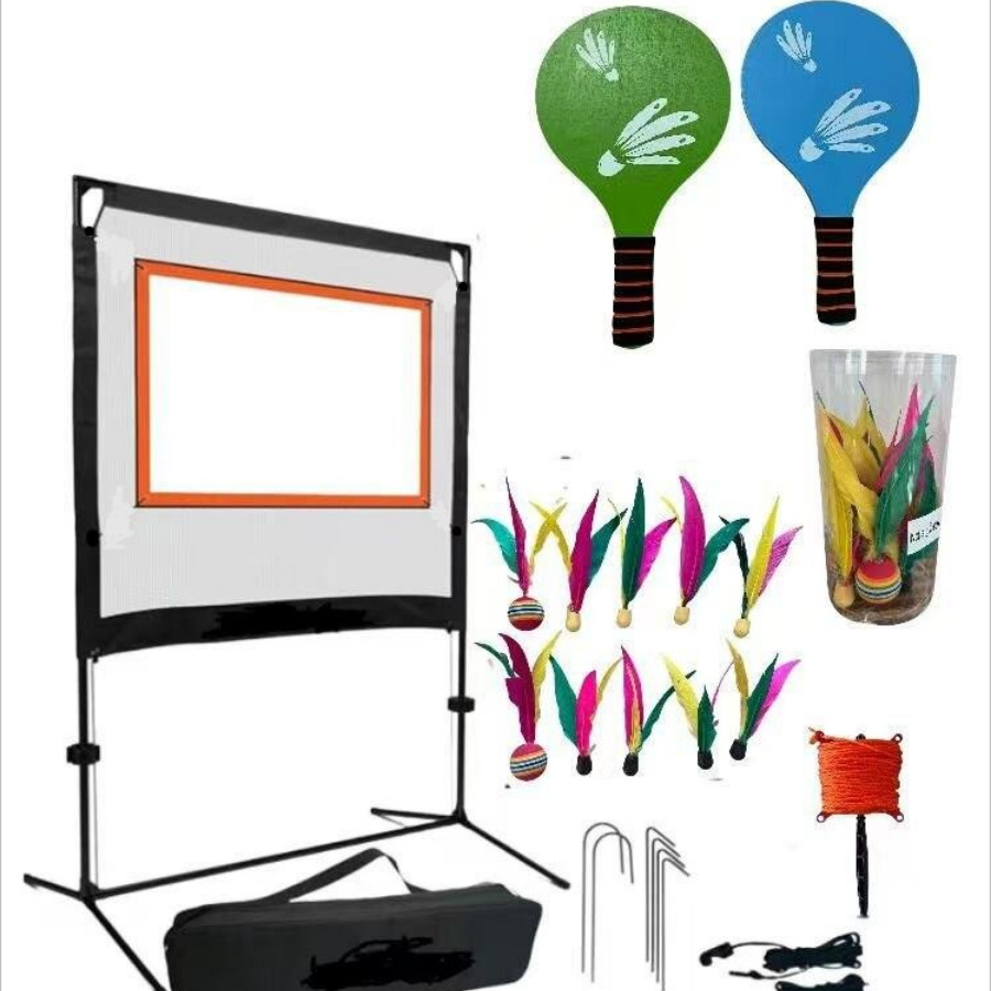 Set net bulu tangkis olahraga  - Badminton Shuttlecock ulasan dan harga